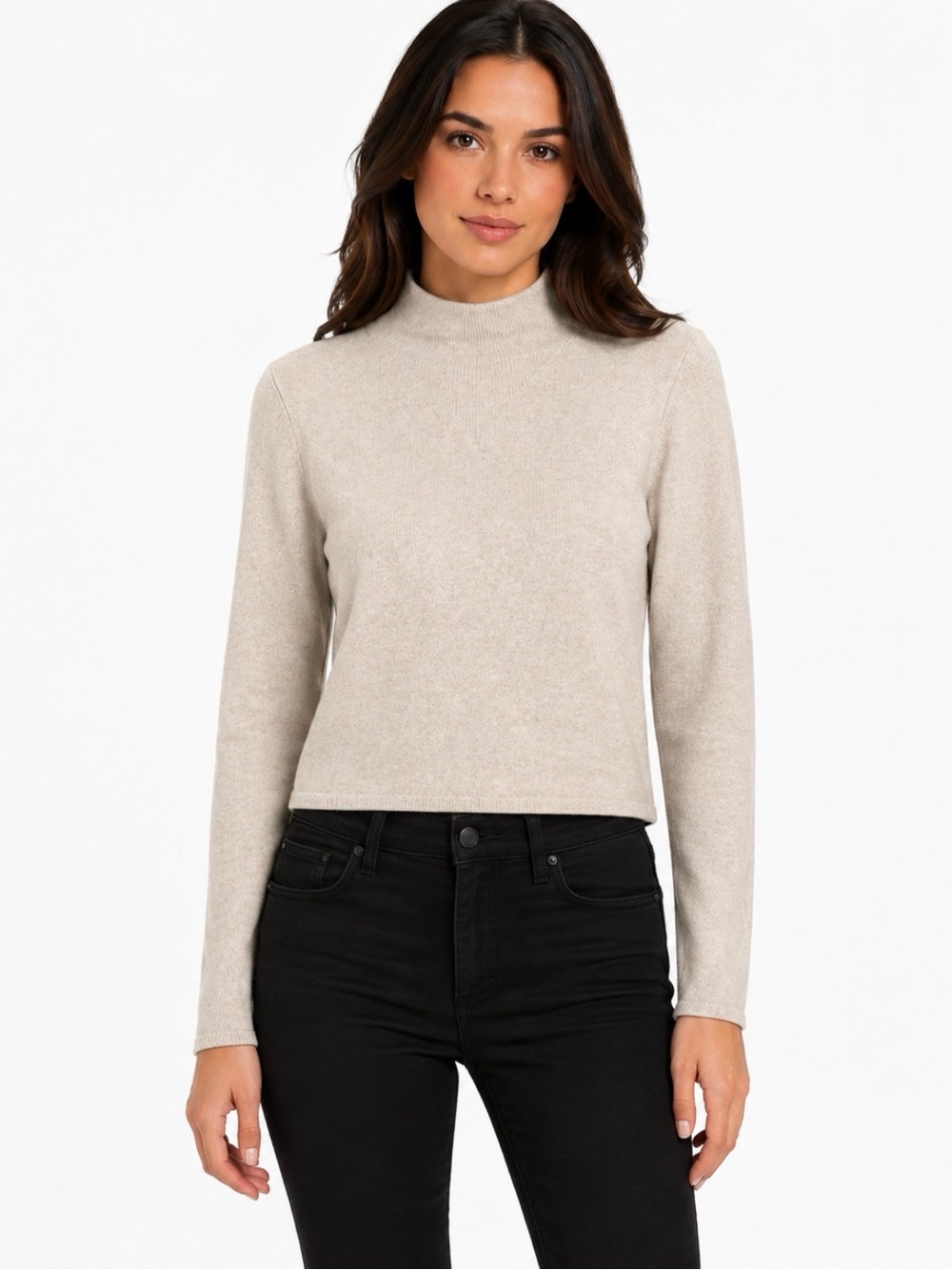 EMANUEL - Emanuel Ungaro LIBERTE’ Women’s Wool Angora Blend High Neck Sweater